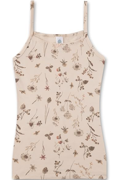 Sanetta - Unterhemd Blumen creme